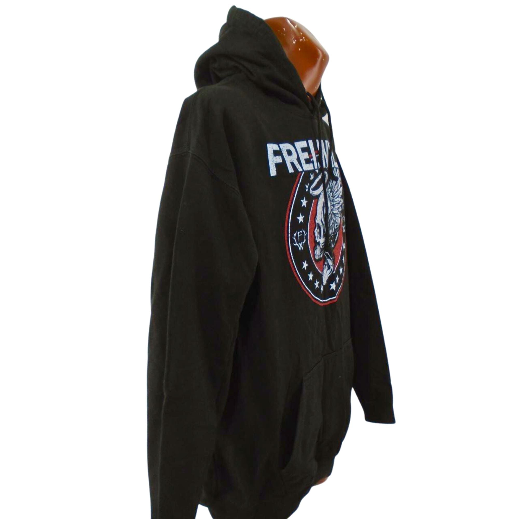 Frei.Wild Men's Hoodie in Black, Size XXL: Used in Very Good Condition
