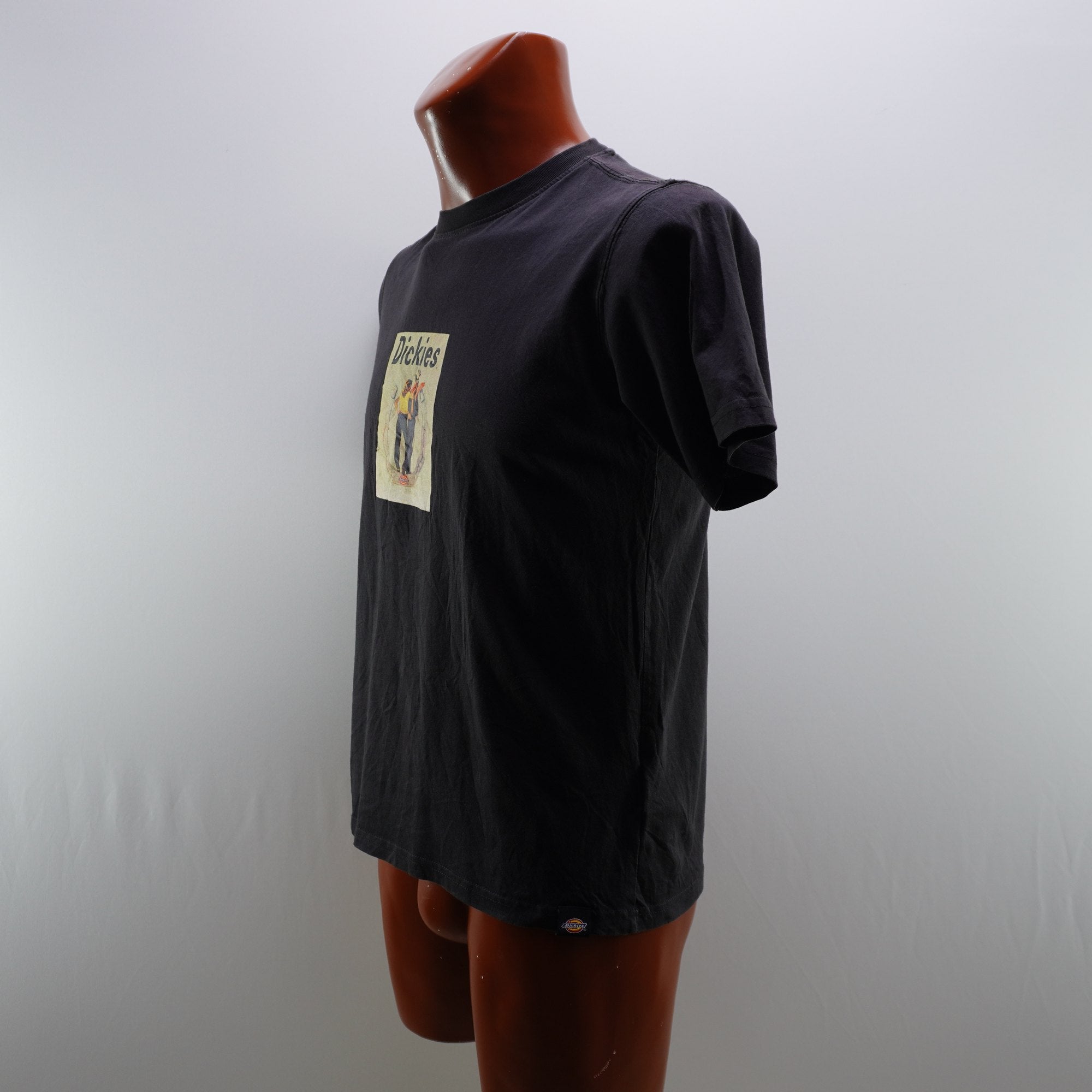 Camiseta Dickies para Hombre Usada - Negra, S