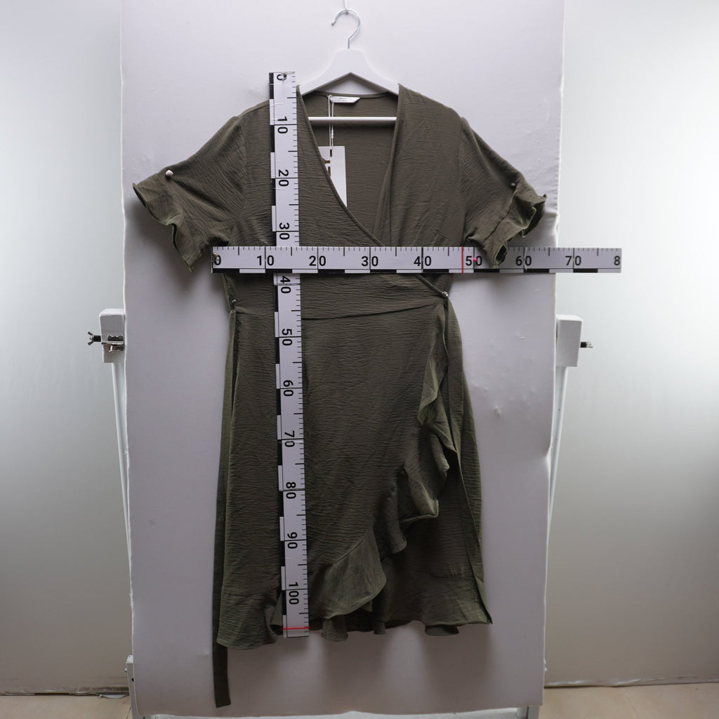 Vestido Verde de Algodón para Mujer Usado - Talla L