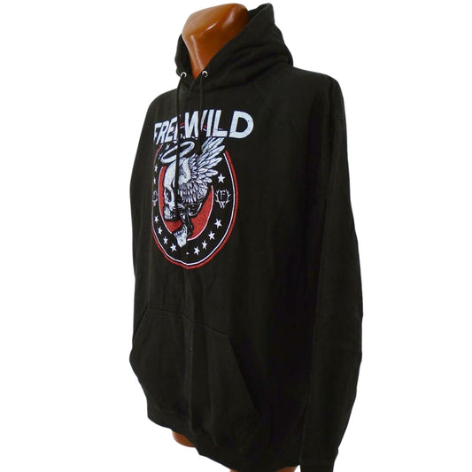 Frei.Wild Men's Hoodie in Black, Size XXL: Used in Very Good Condition