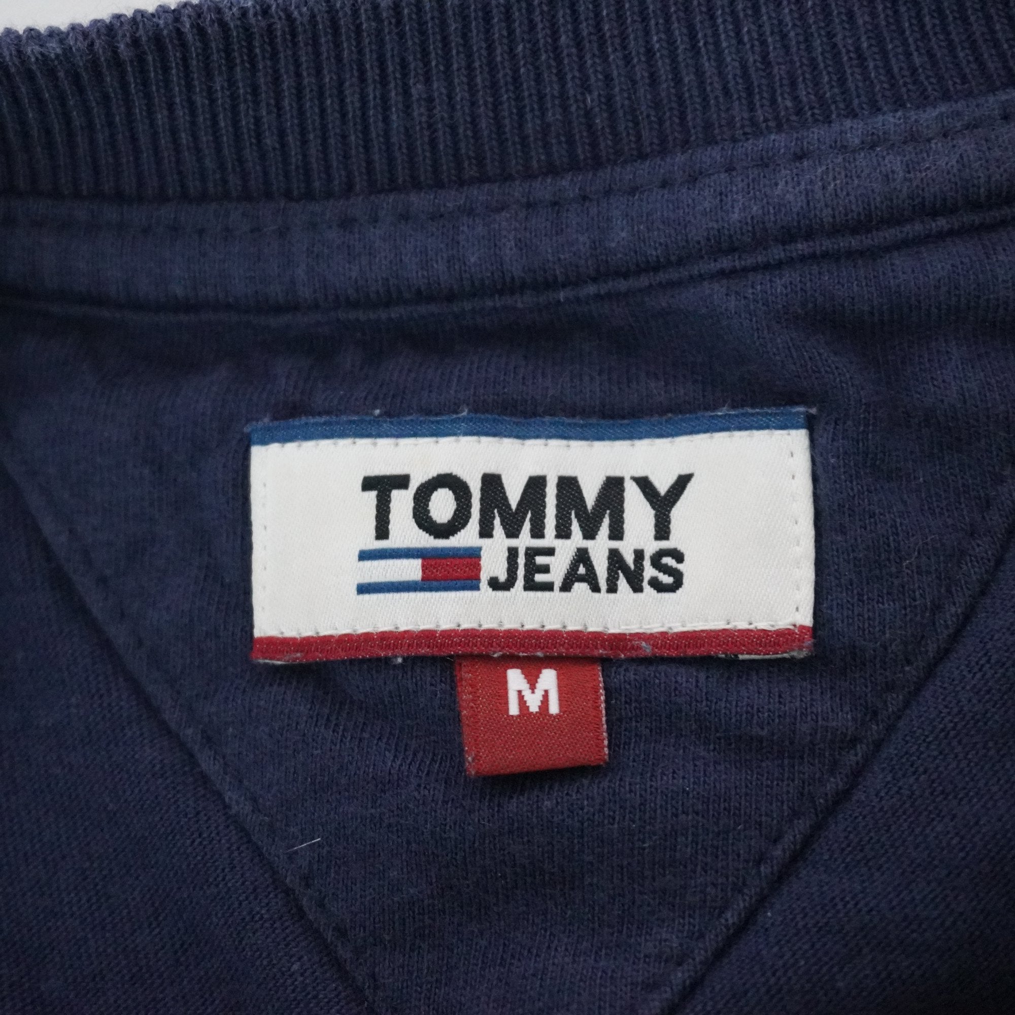 Camiseta de Manga Corta Tommy Hilfiger para Mujer Usada - Azul, M