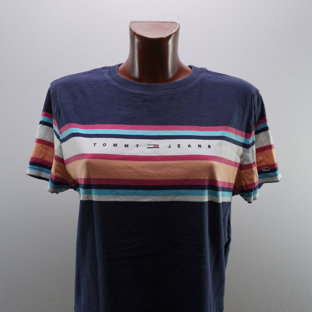 Camiseta de Manga Corta Tommy Hilfiger para Mujer Usada - Azul, M