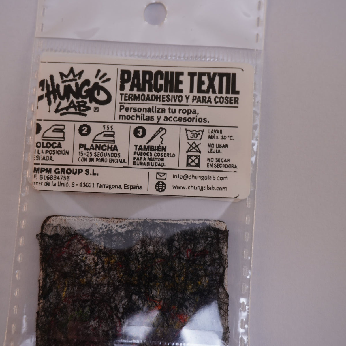Parches Chungo Lab para Ropa Usados - Multicolor