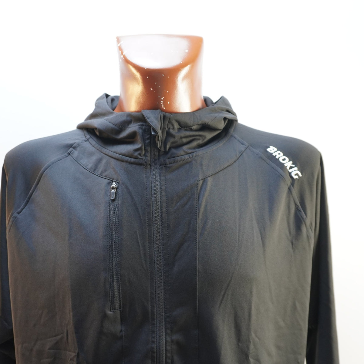 Sudadera con Capucha Brokig para Hombre Usada - Negra, XXL