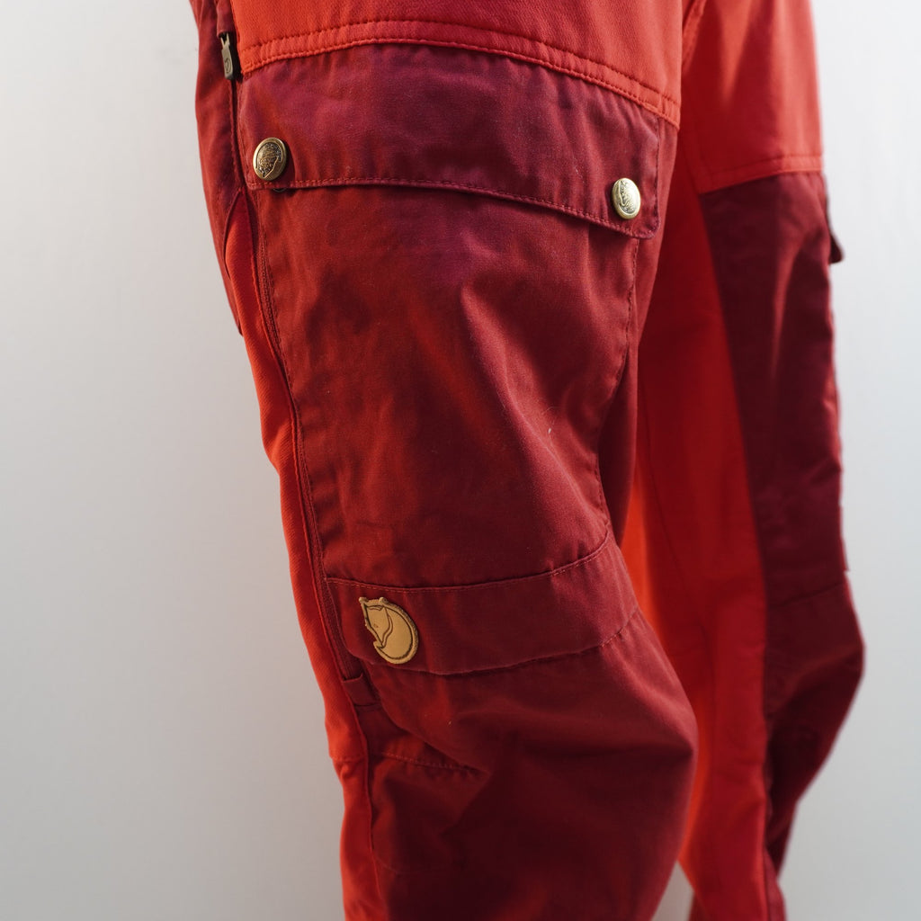 Pantalones tipo Cargo Fjallraven para Mujer Usados - Rojos, L