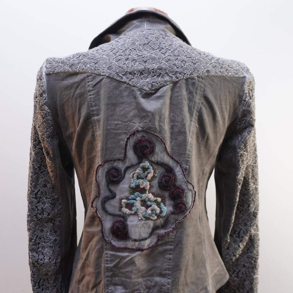 Blazer Bottega para Mujer Usado - Gris, Mediano (M)