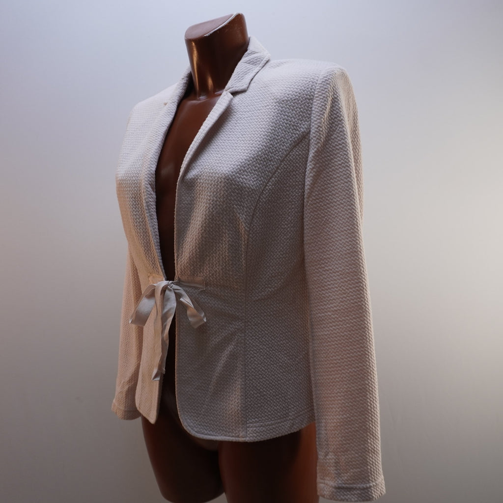 Blazer Betty Barslay para Mujer Usado - Beige, XL