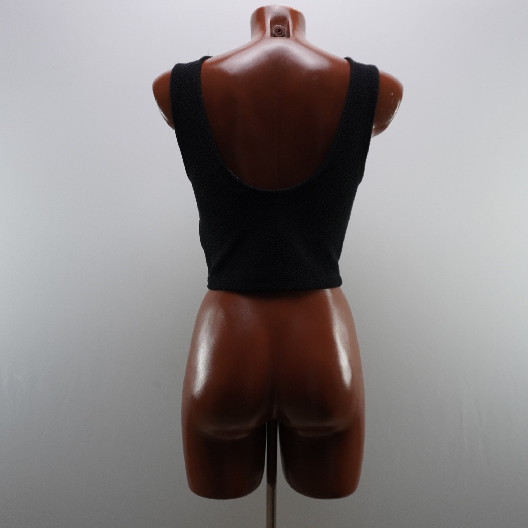Camiseta Sin Mangas Calvin Klein para Mujer - Negra, M, Usada en Muy Buen Estado
