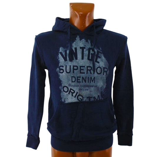 SMOG Women's Hoodie in Dark Blue, Size XS: Used in Good Condition