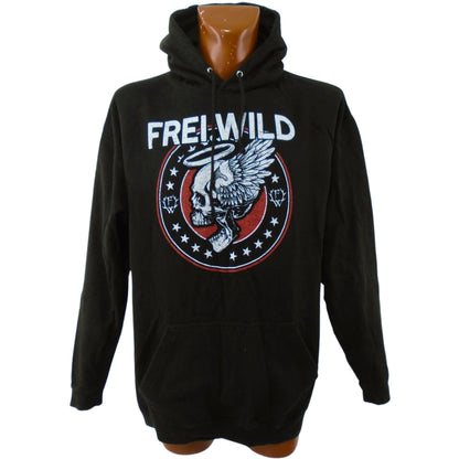 Frei.Wild Men's Hoodie in Black, Size XXL: Used in Very Good Condition
