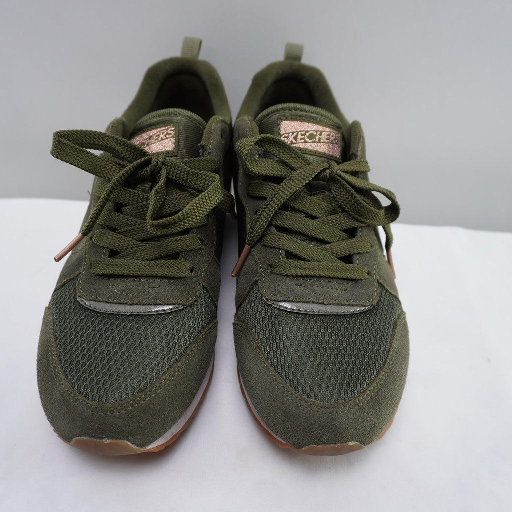 Zapatillas Skechers para Mujer Usadas - Verde, 38.5