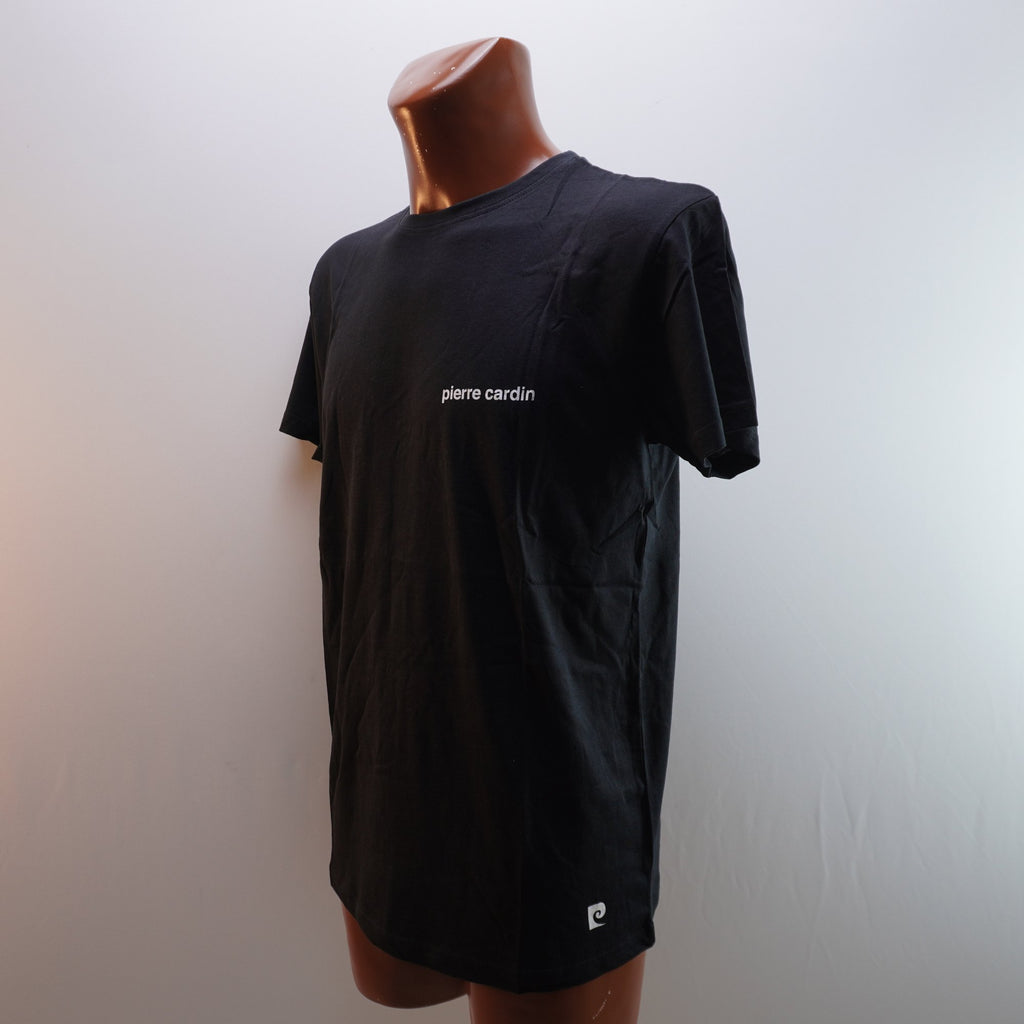 Camiseta de Manga Corta Pierre Cardin para Hombre Usada - Negra, L