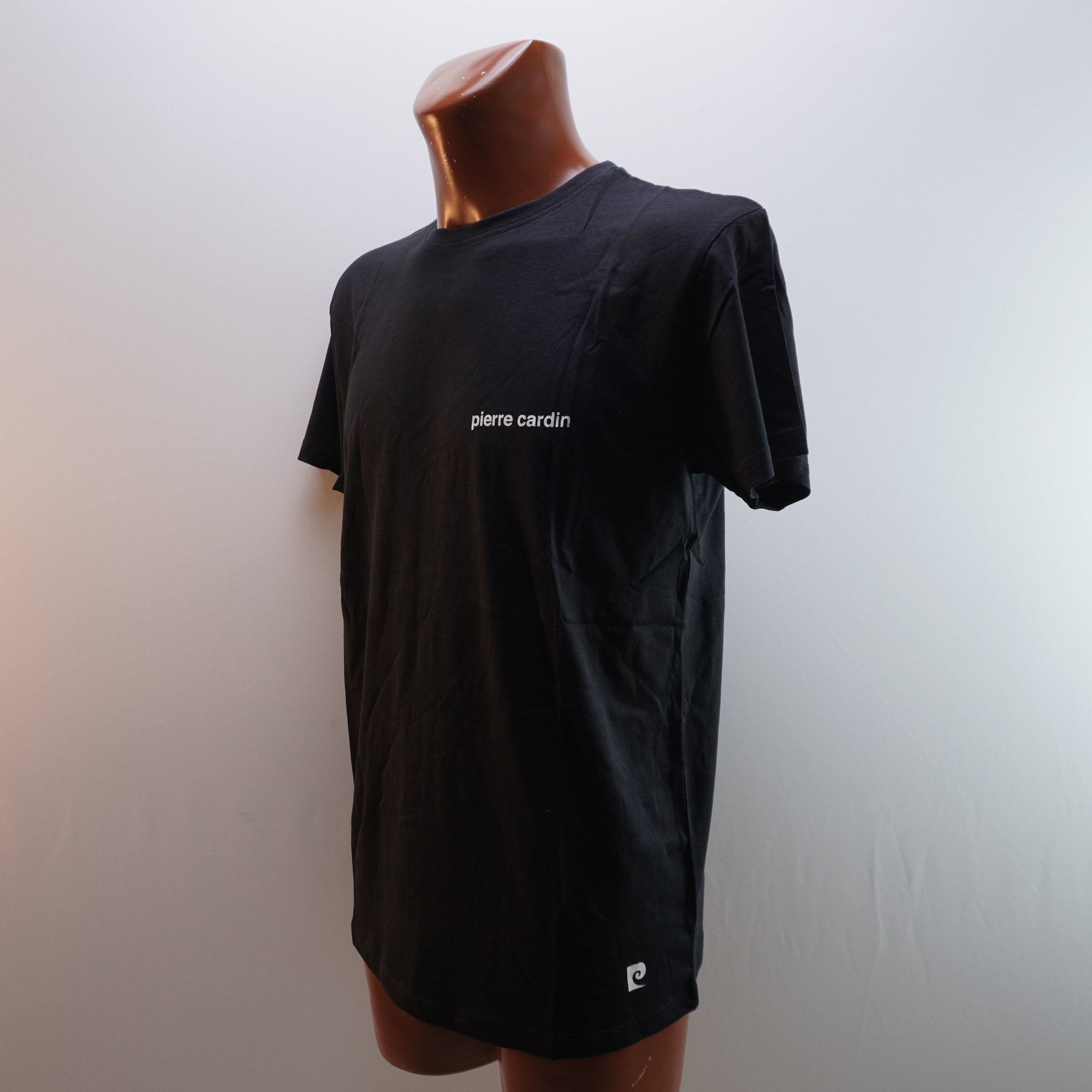 Camiseta de Manga Corta Pierre Cardin para Hombre Usada - Negra, L