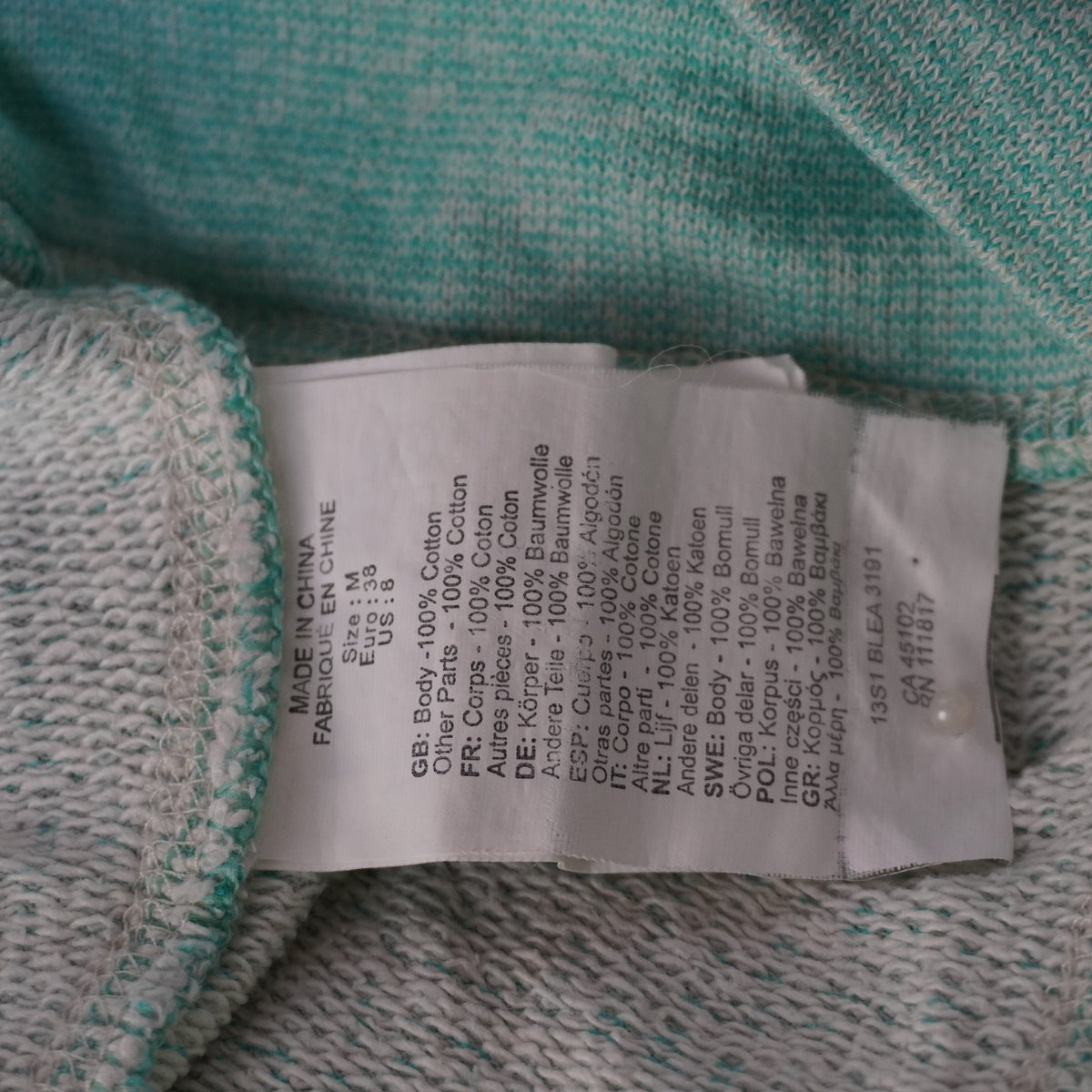 Sudadera con Capucha Bench para Mujer Usada - Verde, M