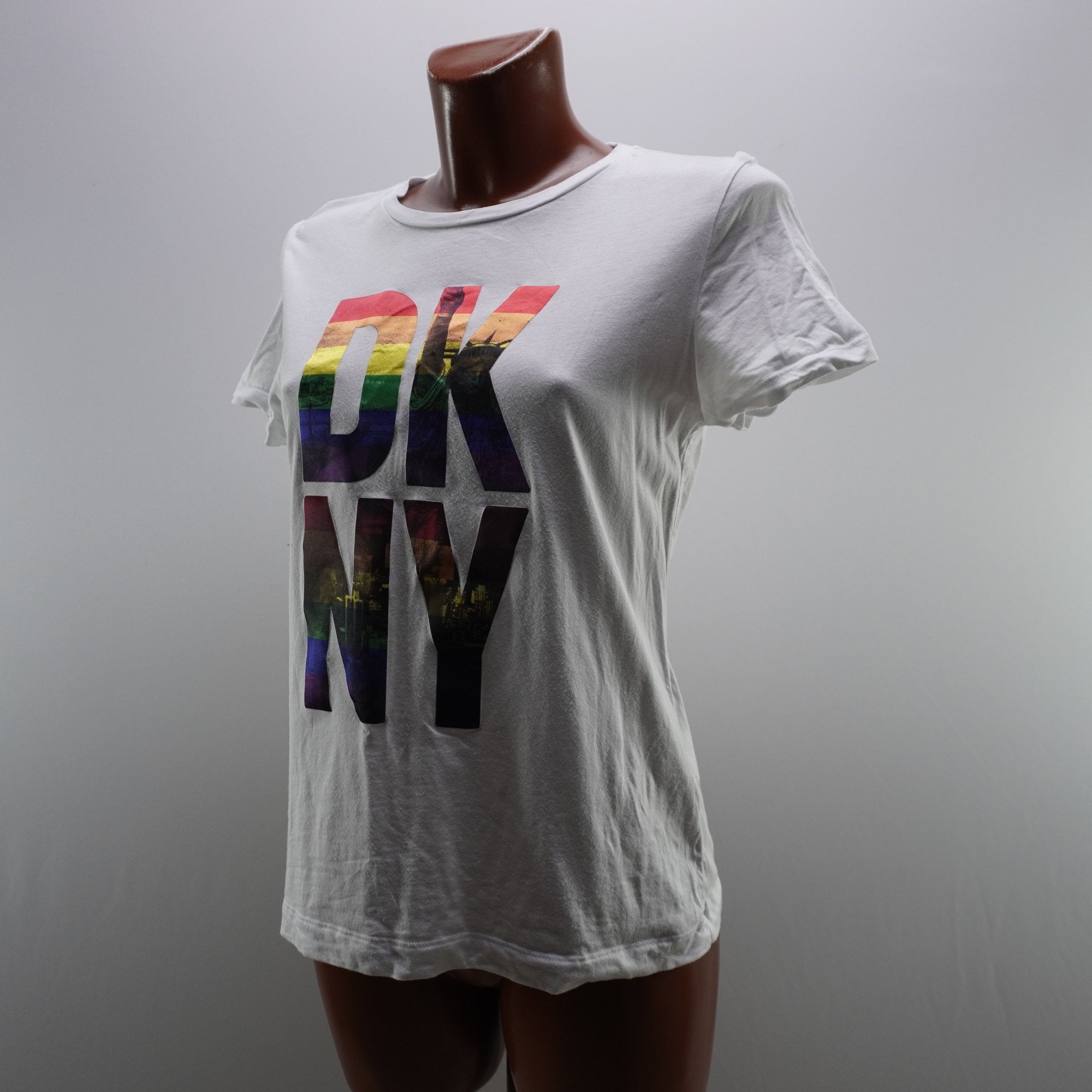 Camiseta DKNY para Mujer Usada - Blanca, L