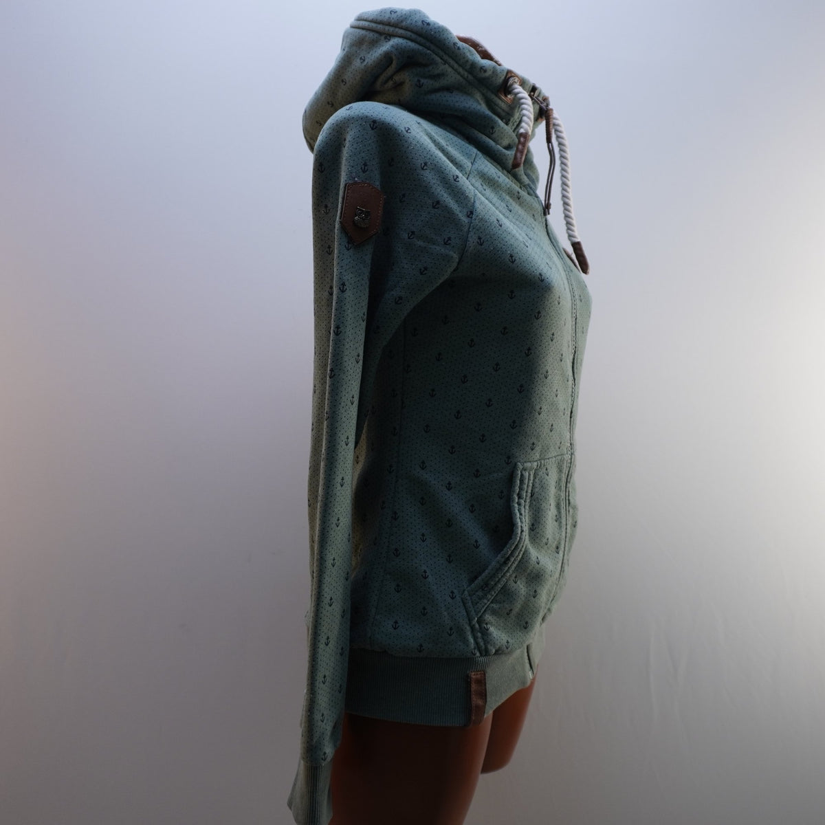 Sudadera con Capucha Naketano para Mujer Usada - Verde, M