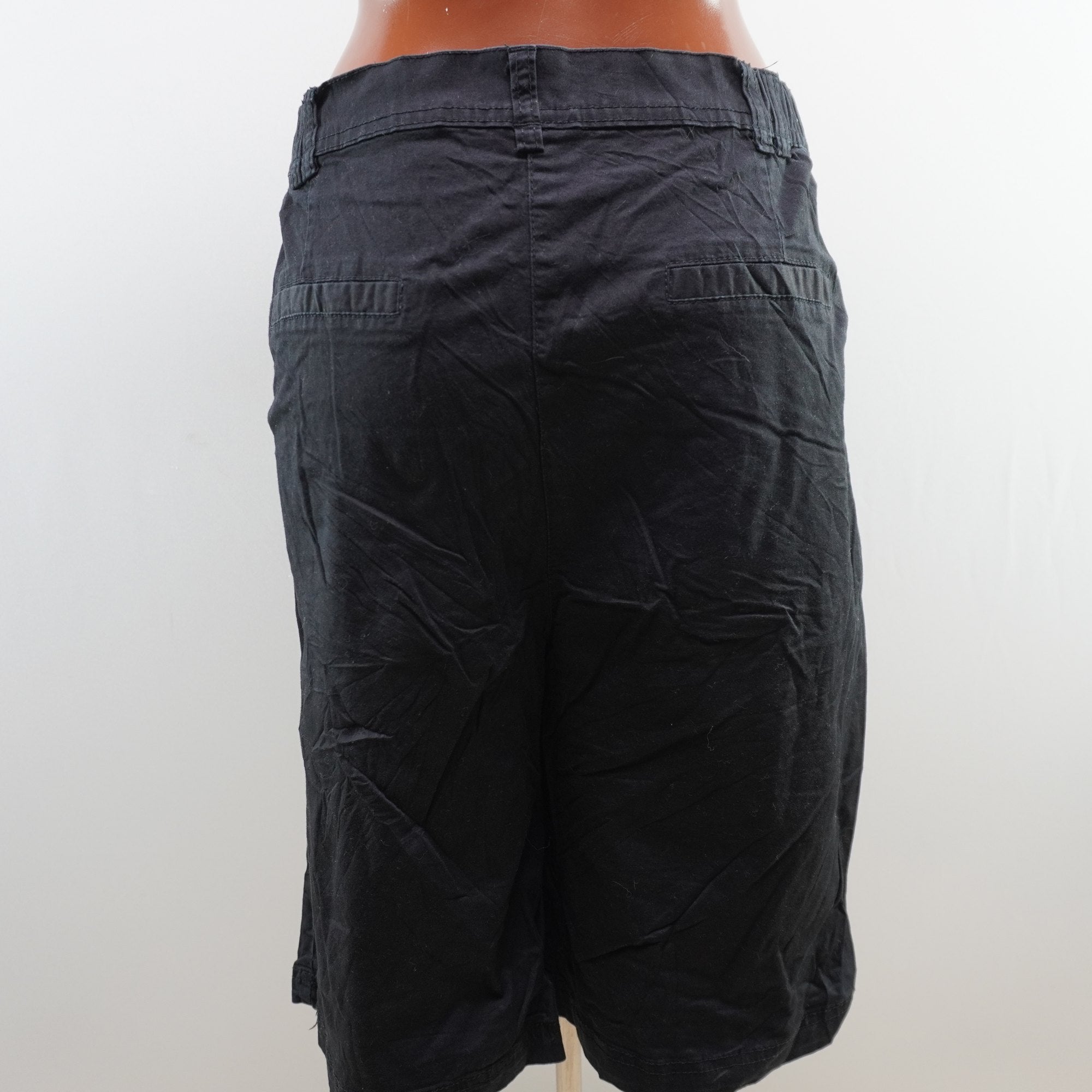 Pantalones Cortos Vaqueros Canda para Mujer Usados - Negro, XXL