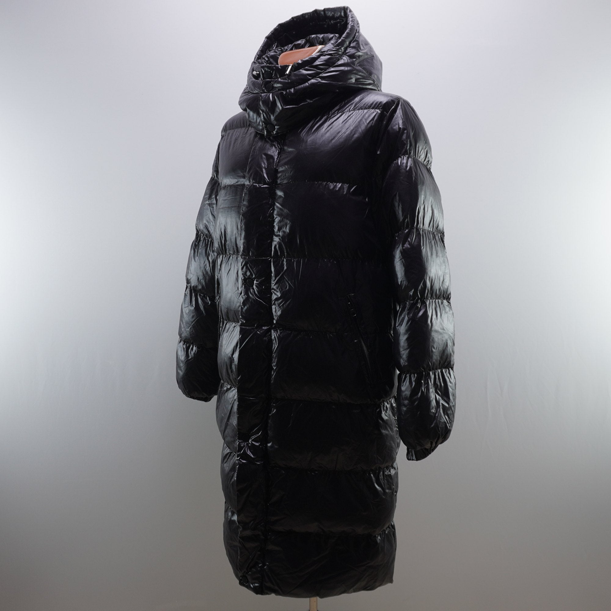 Parka Italian Style para Mujer Nueva con Etiquetas - Negra, L