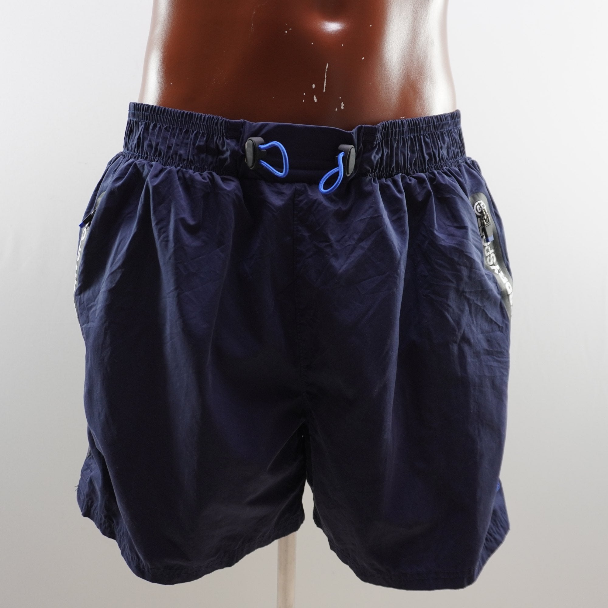 Bermudas Superdry para Hombre Usadas - Azul Marino, XXL