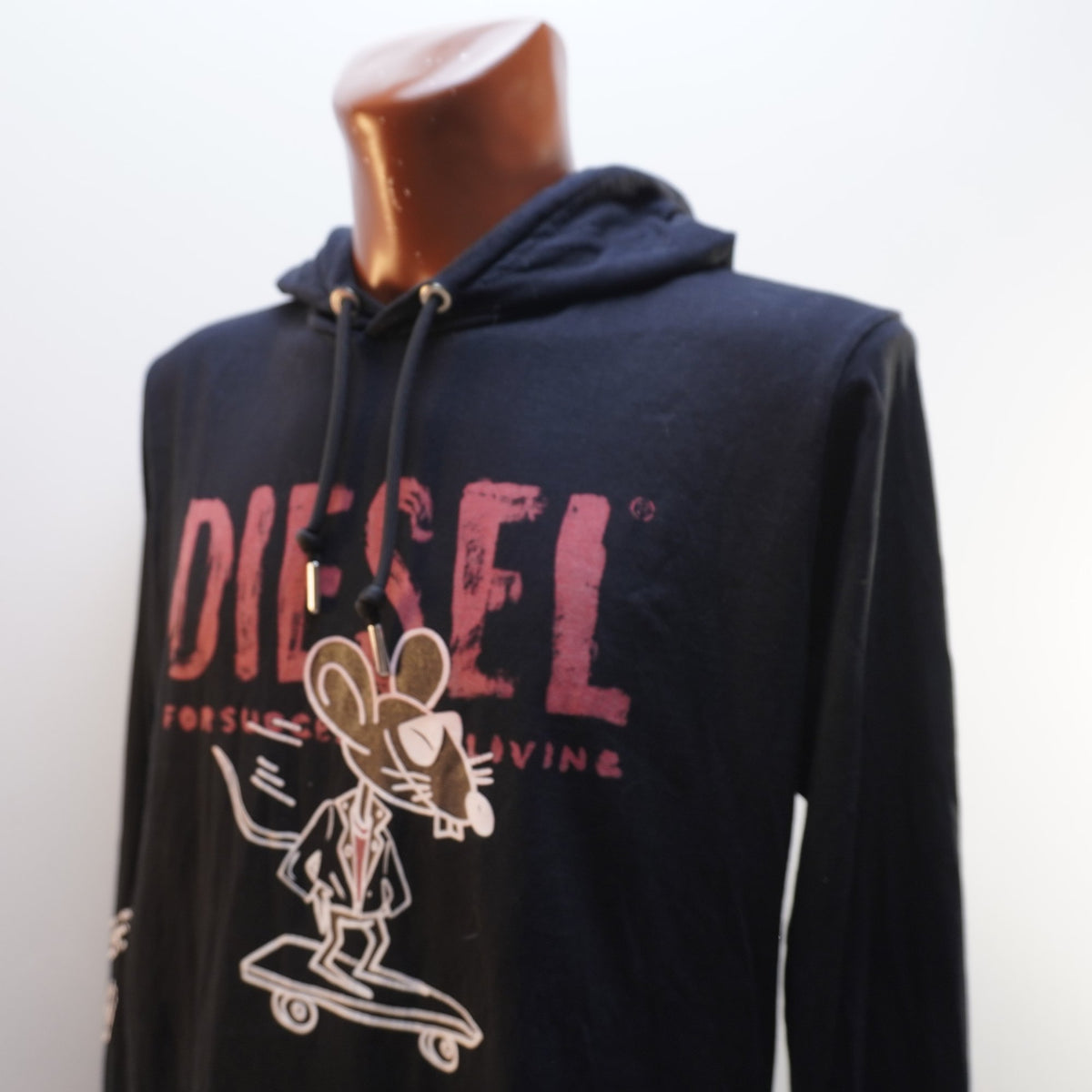 Sudadera con Capucha Diesel para Hombre Usada - Negra, L