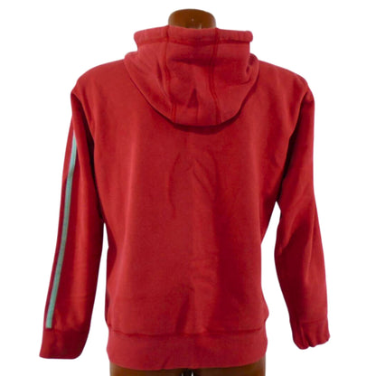 Coge tu sudadera con capucha roja Reebok para mujer, talla S: ¡usada, en condiciones satisfactorias!