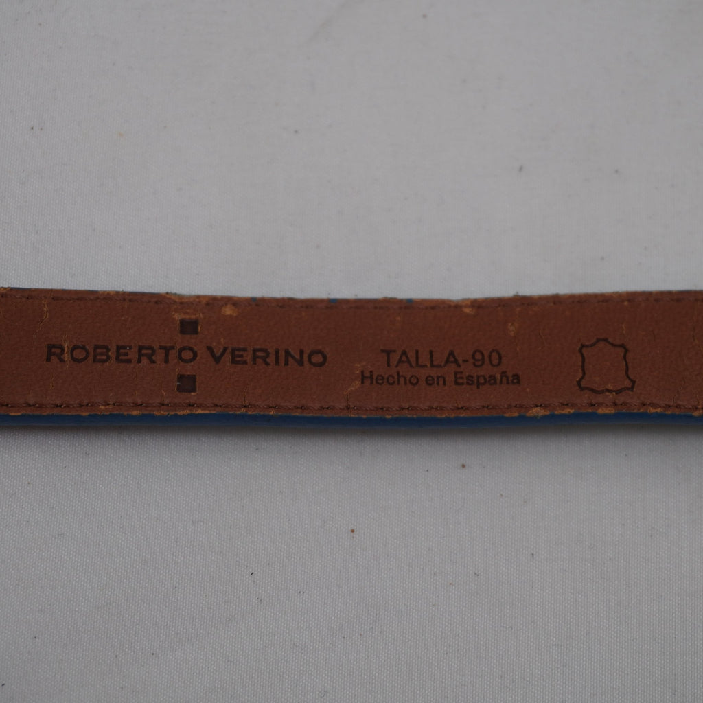 Cinturón Roberto Verino para Mujer Usado - Azul, Talla 100