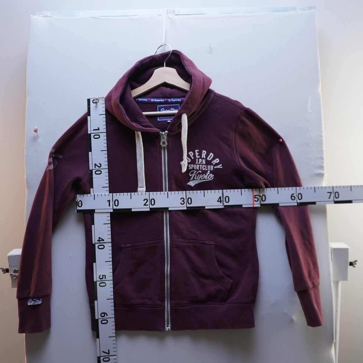 Sudadera con Capucha Superdry para Mujer Usada - Roja, L