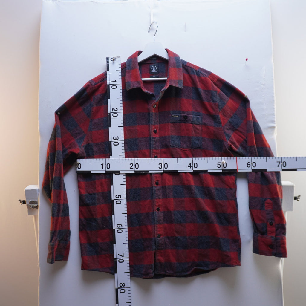 Camisa Henley Volcom para Hombre Usada - Roja, L