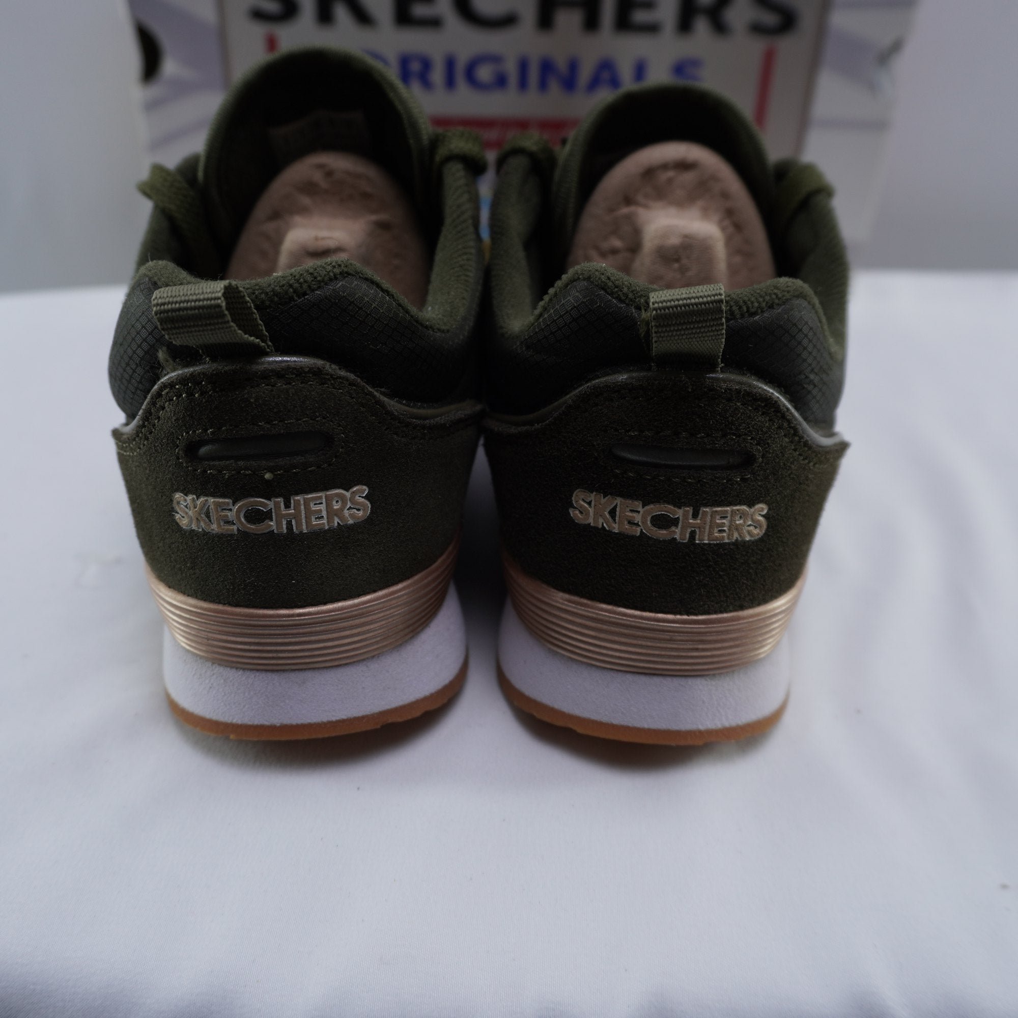 Zapatillas Skechers para Mujer Nuevas - Verde, Talla 38