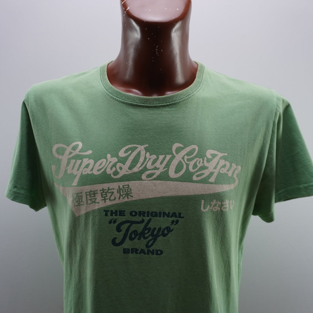 Camiseta Superdry para Hombre Usada - Verde, XL