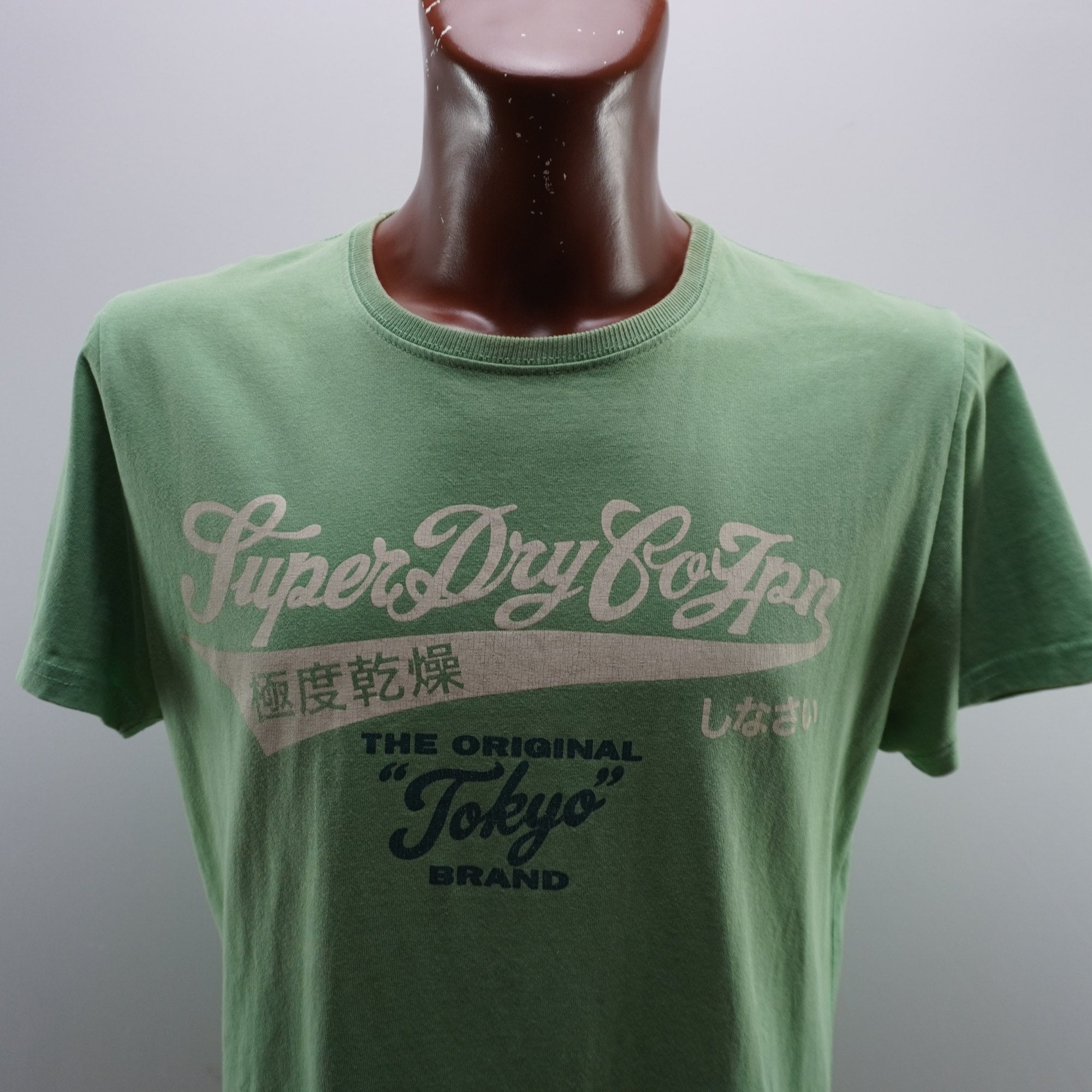 Camiseta Superdry para Hombre Usada - Verde, XL