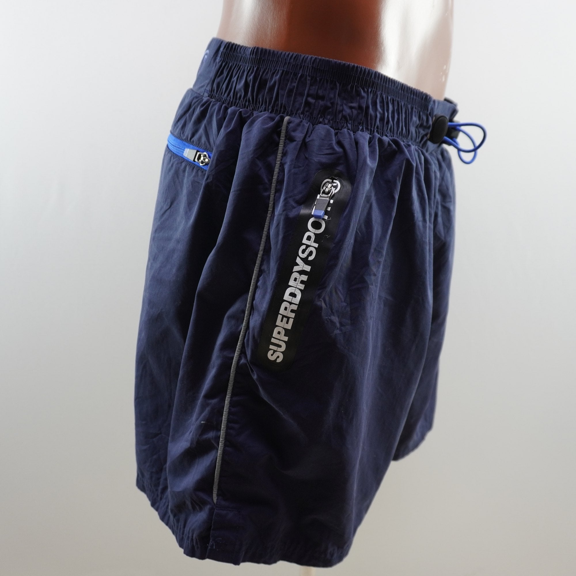 Bermudas Superdry para Hombre Usadas - Azul Marino, XXL