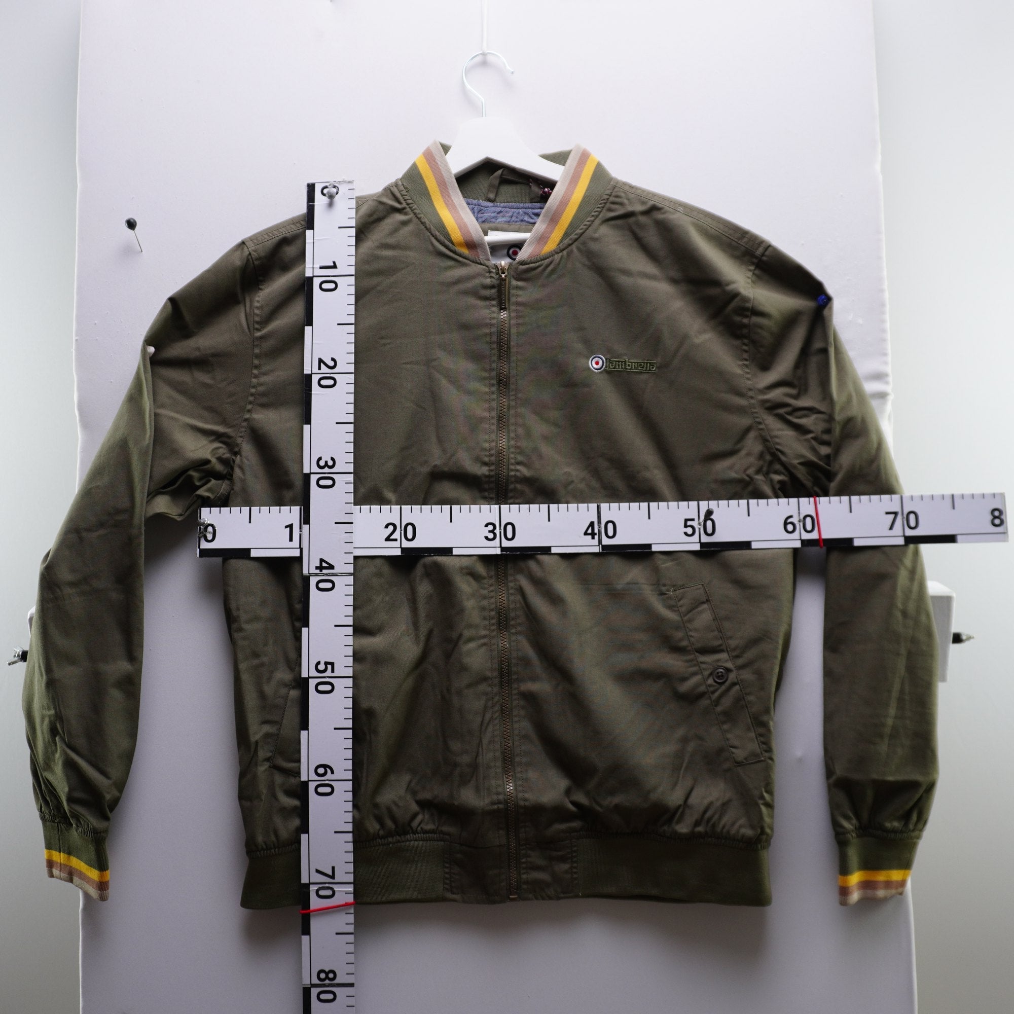 Chaqueta Bomber Lambretta para Hombre Usada - Beige, XXL