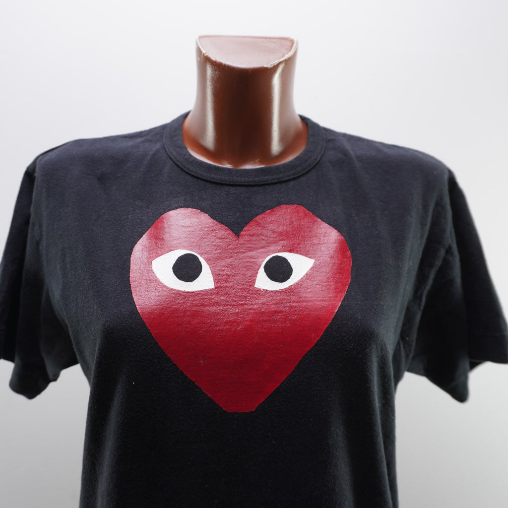 Camiseta de Manga Corta Comme des Garcons para Mujer - Negra, L (Usada en Muy Buen Estado)