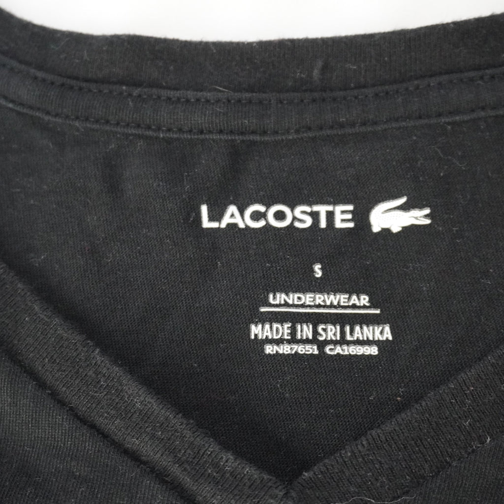 Camiseta Lacoste para Mujer Usada - Negra, S