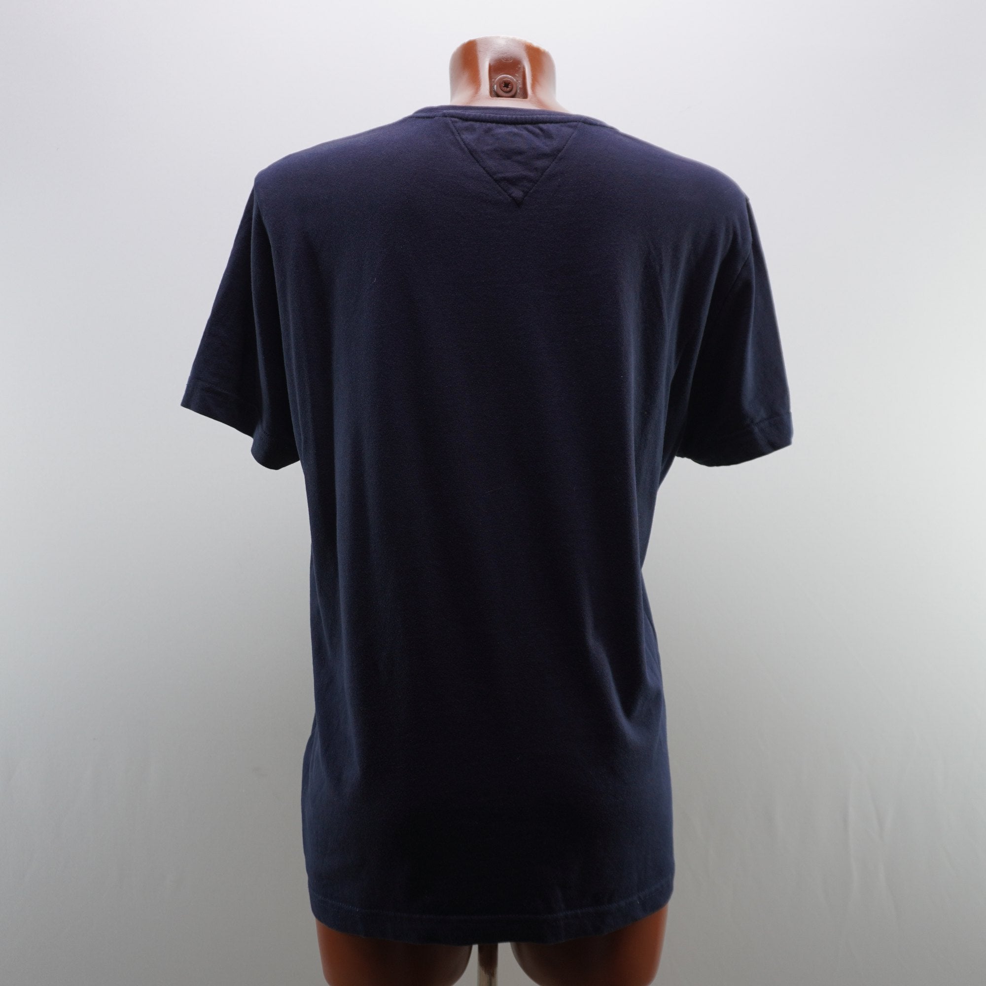 Camiseta de Manga Corta Tommy Hilfiger para Mujer Usada - Azul Marino, L