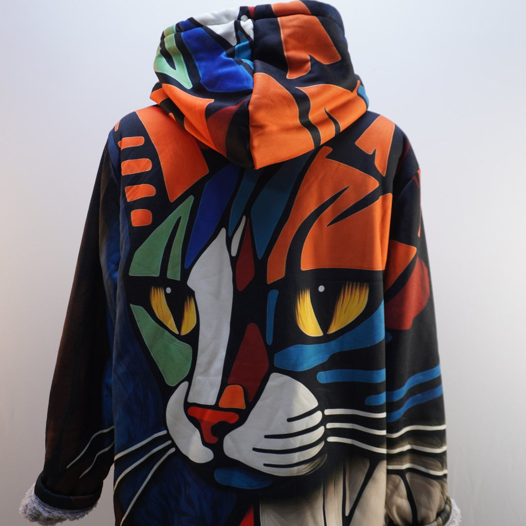 Parka Italian Style para Mujer Usada - Multicolor, XXL