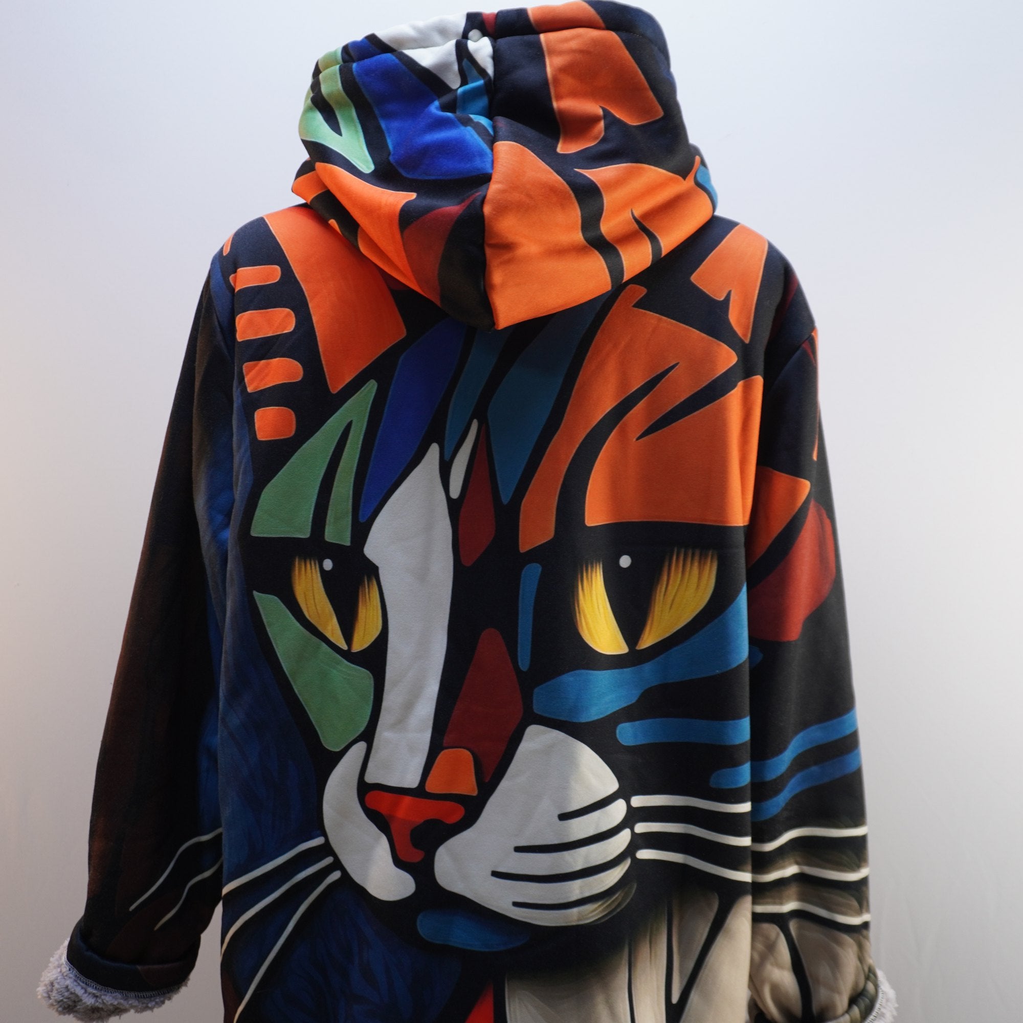 Parka Italian Style para Mujer Usada - Multicolor, XXL