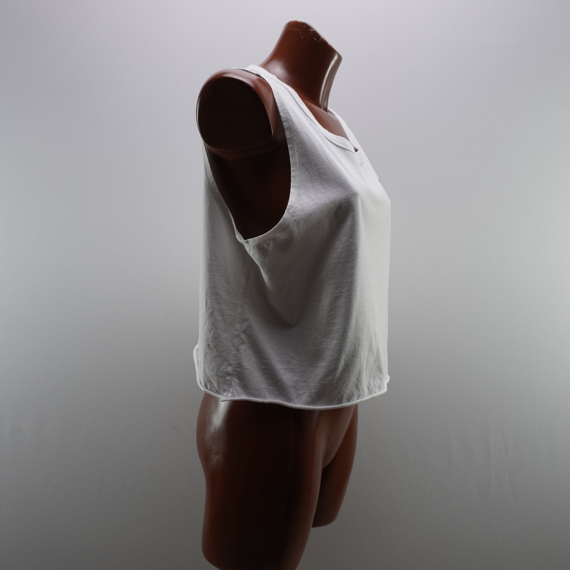Camiseta de Manga Corta Vans para Mujer - Blanco, XL, Usada en Muy Buen Estado