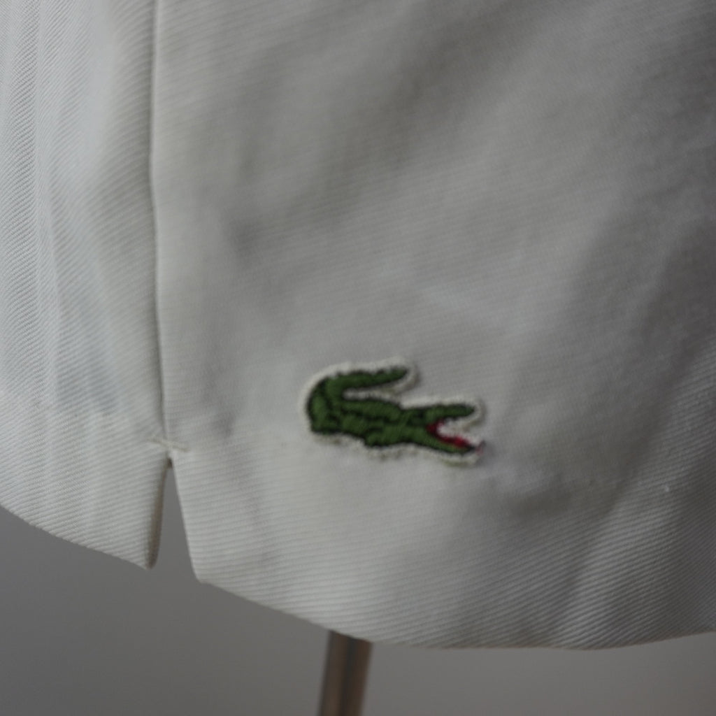 Pantalones Cortos Chinos Lacoste para Mujer Usados - Blanco, L