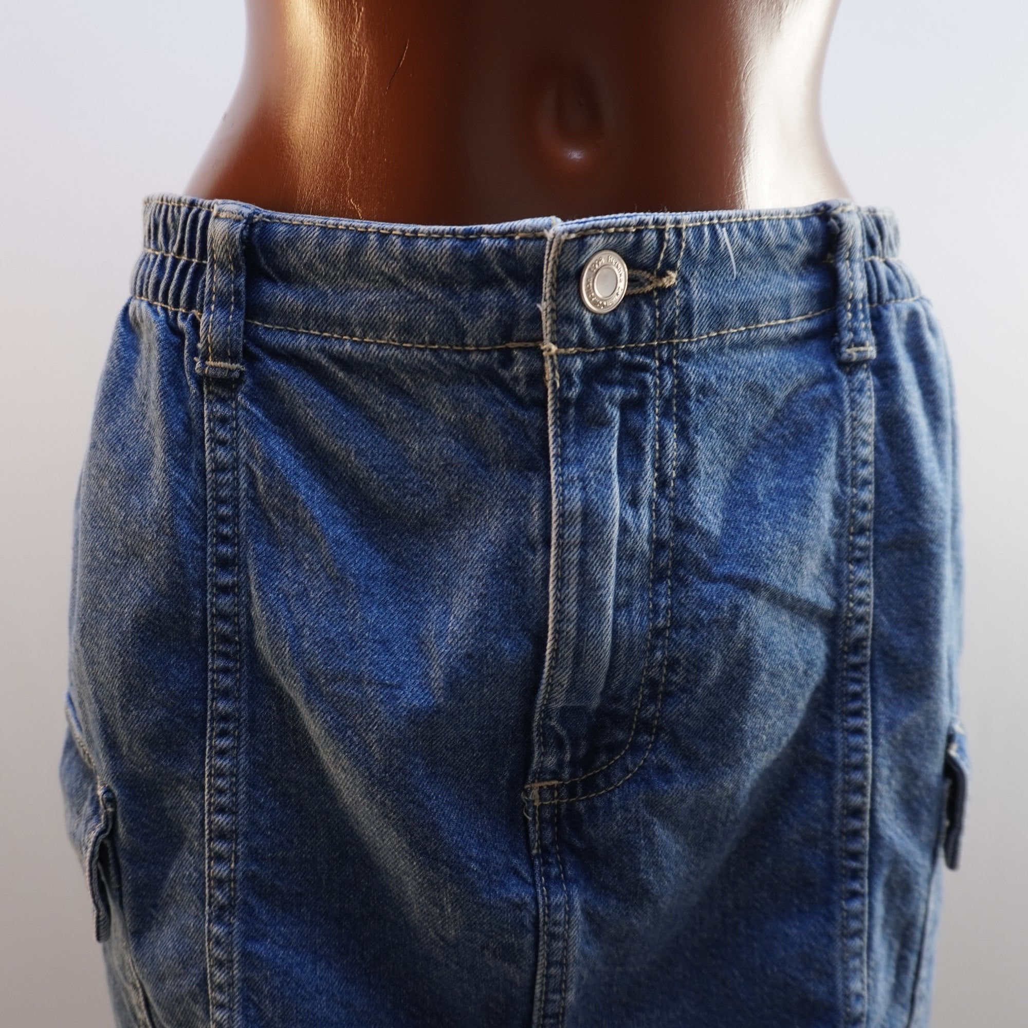 Falda Bershka para Mujer Usada - Azul, M