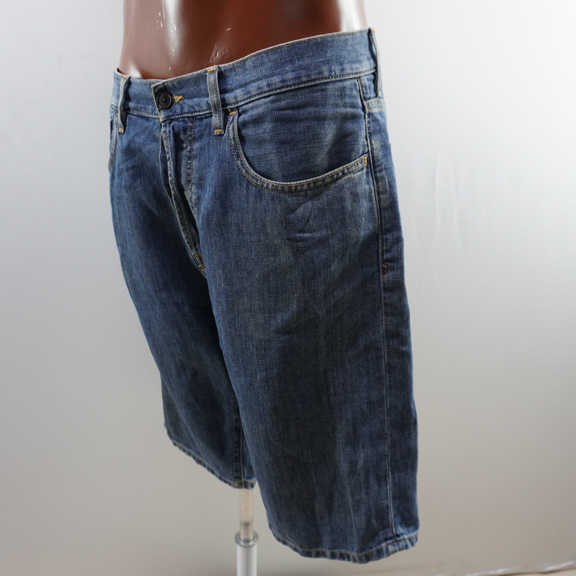 Pantalones Cortos Vaqueros Lacoste para Hombre Usados - Azul, XL