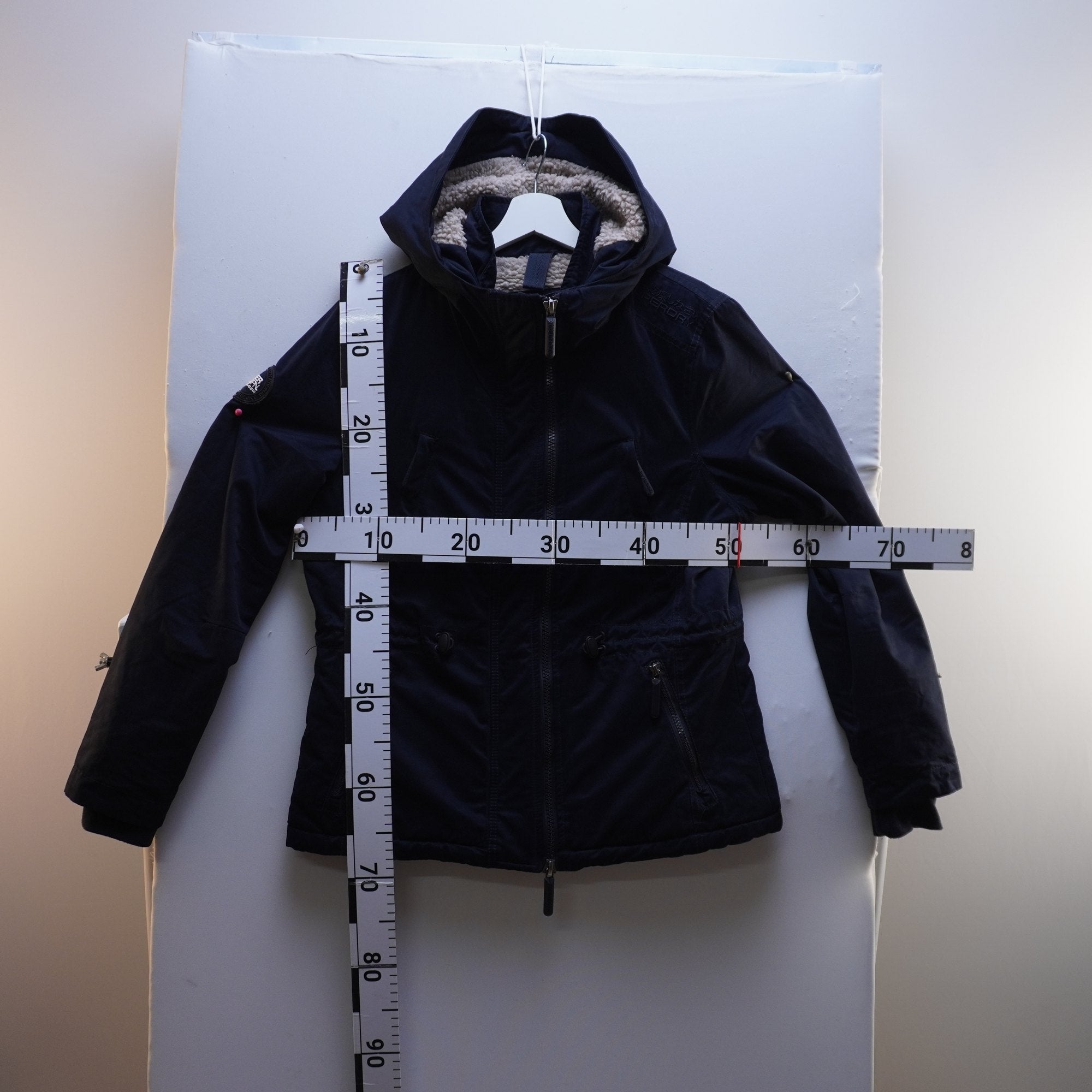 Parka Superdry para Mujer Usada - Azul Marino, XL