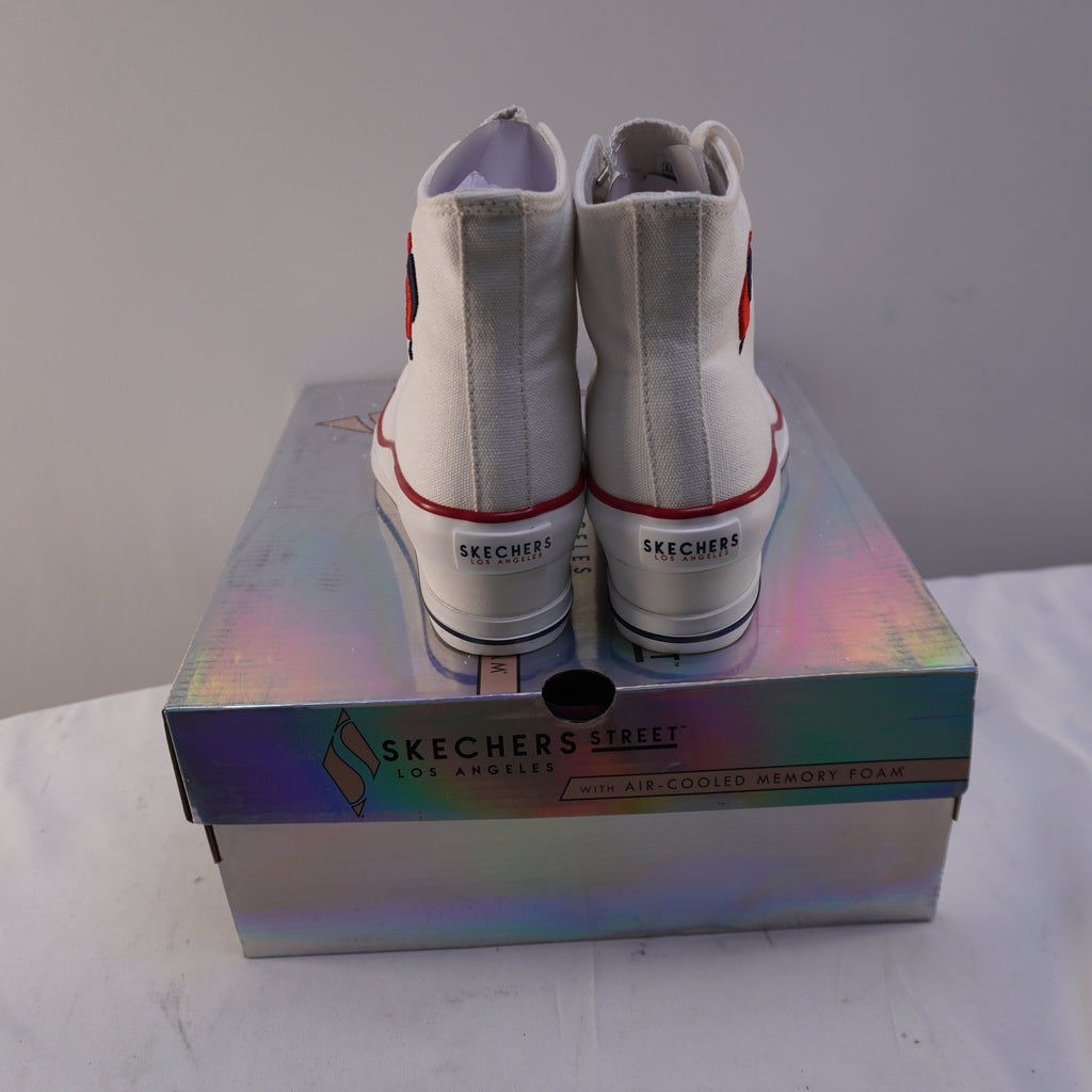 Zapatillas Skechers para Mujer Usadas - Blanco, 38.5