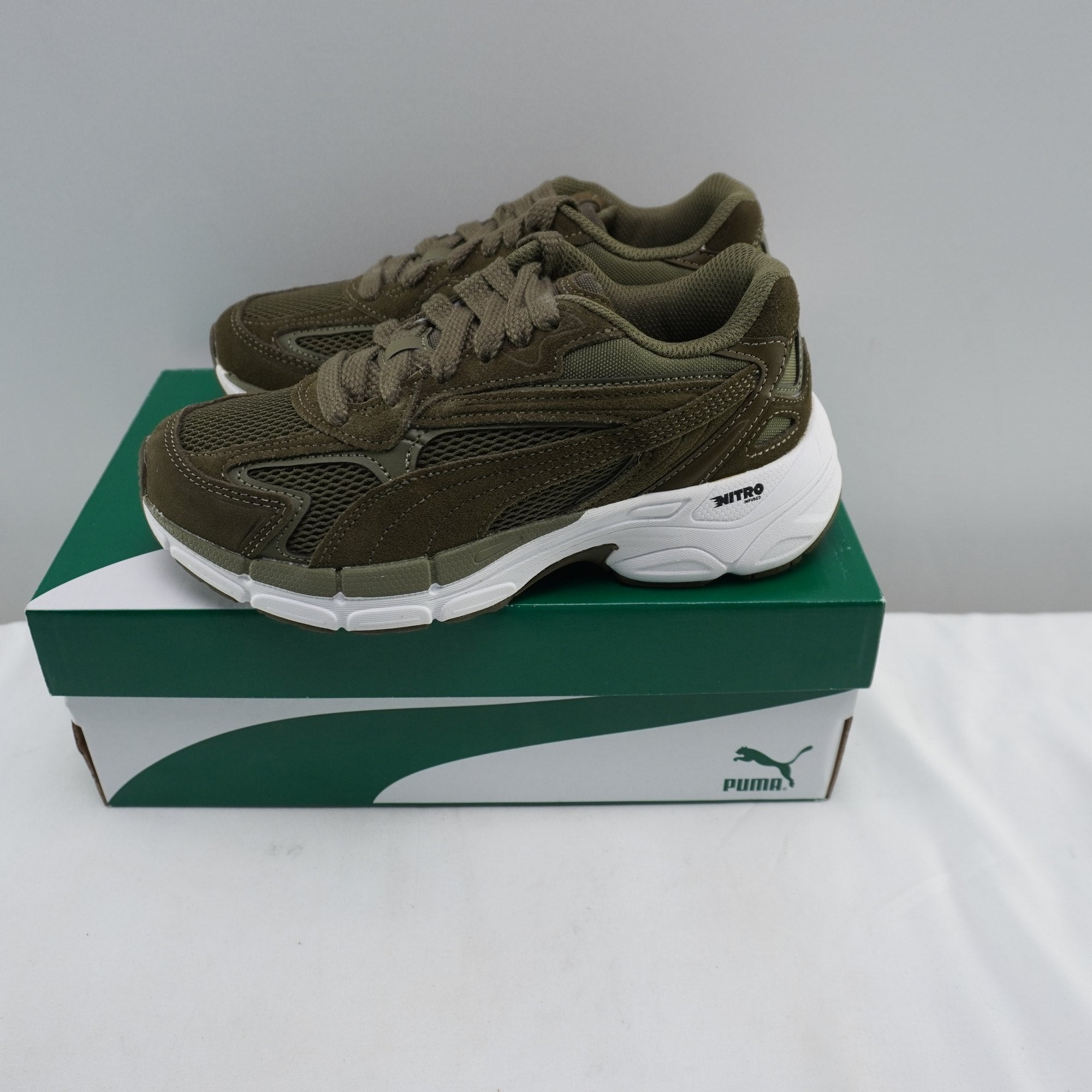 Zapatillas Puma para Mujer Usadas - Verde, 35.5