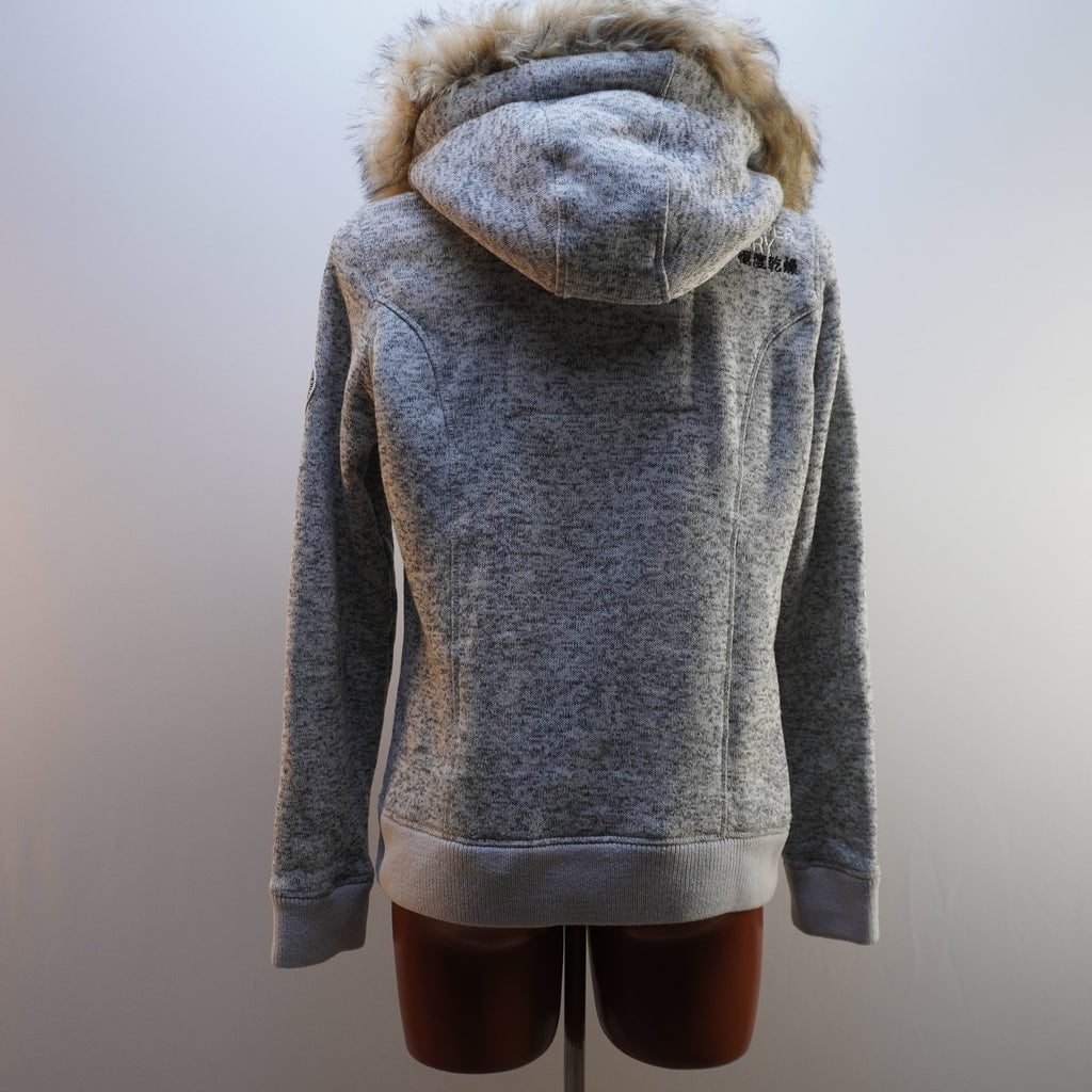 Sudadera con Capucha Superdry para Mujer Usada - Gris, XL