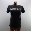 Camiseta de Manga Corta Calvin Klein para Mujer Usada - Negra, S