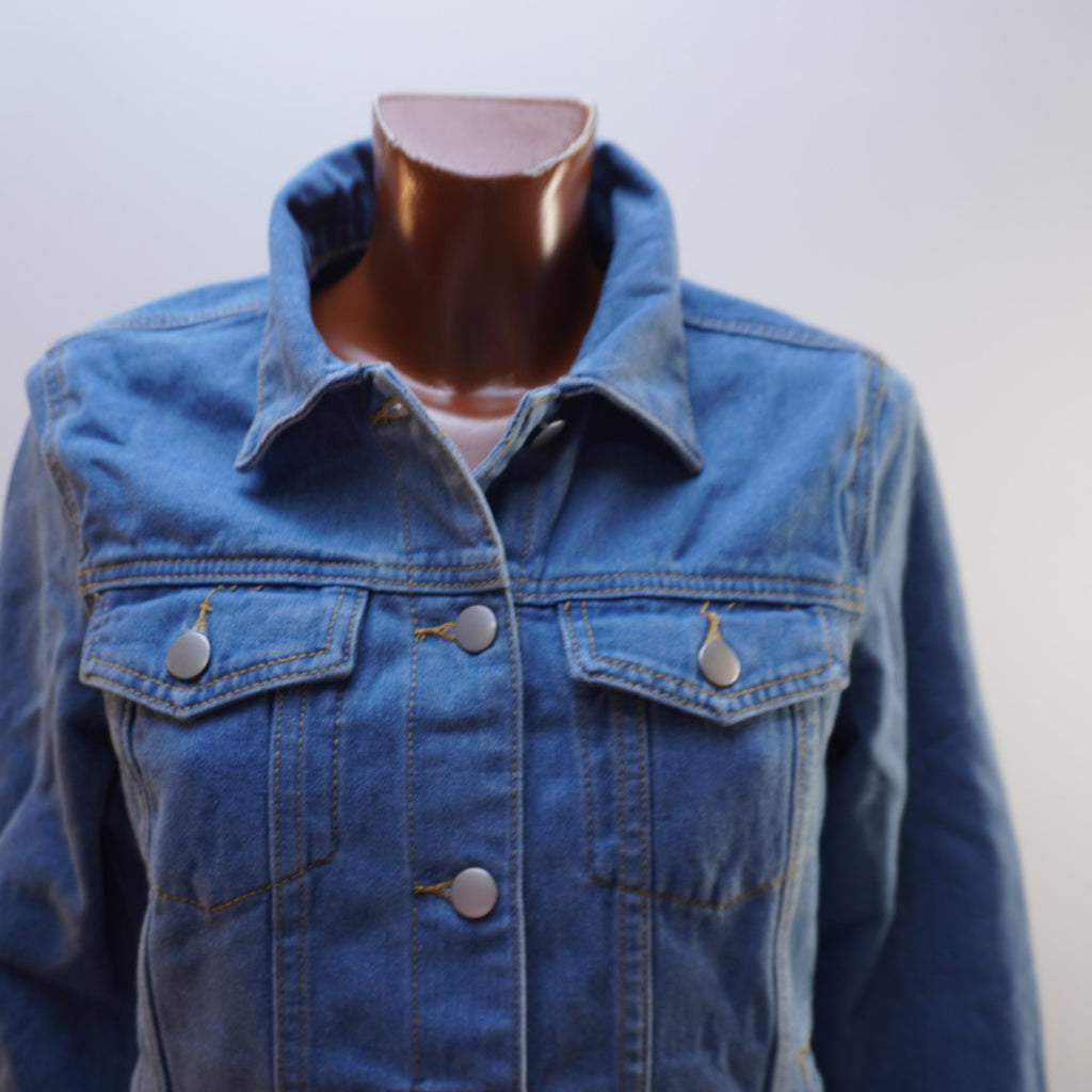 Cazadora Vaquera Italian Style para Mujer Usada - Mediana, Algodón
