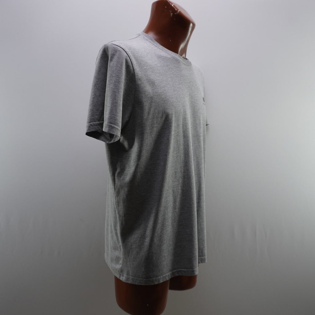 Camiseta de Manga Corta Alpha Industries para Hombre - Gris, XL, Usada en Muy Buen Estado