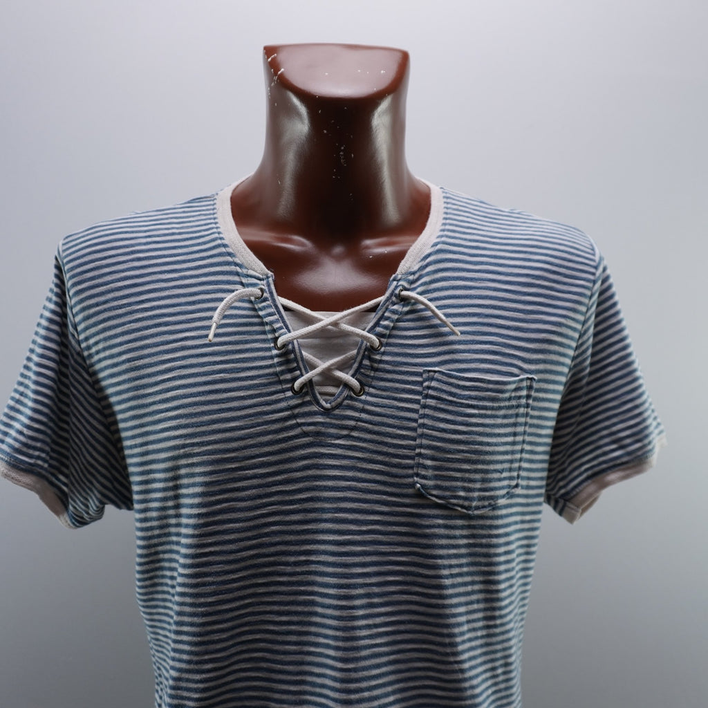 Camiseta de Manga Corta Apparel para Hombre Usada - Azul, L